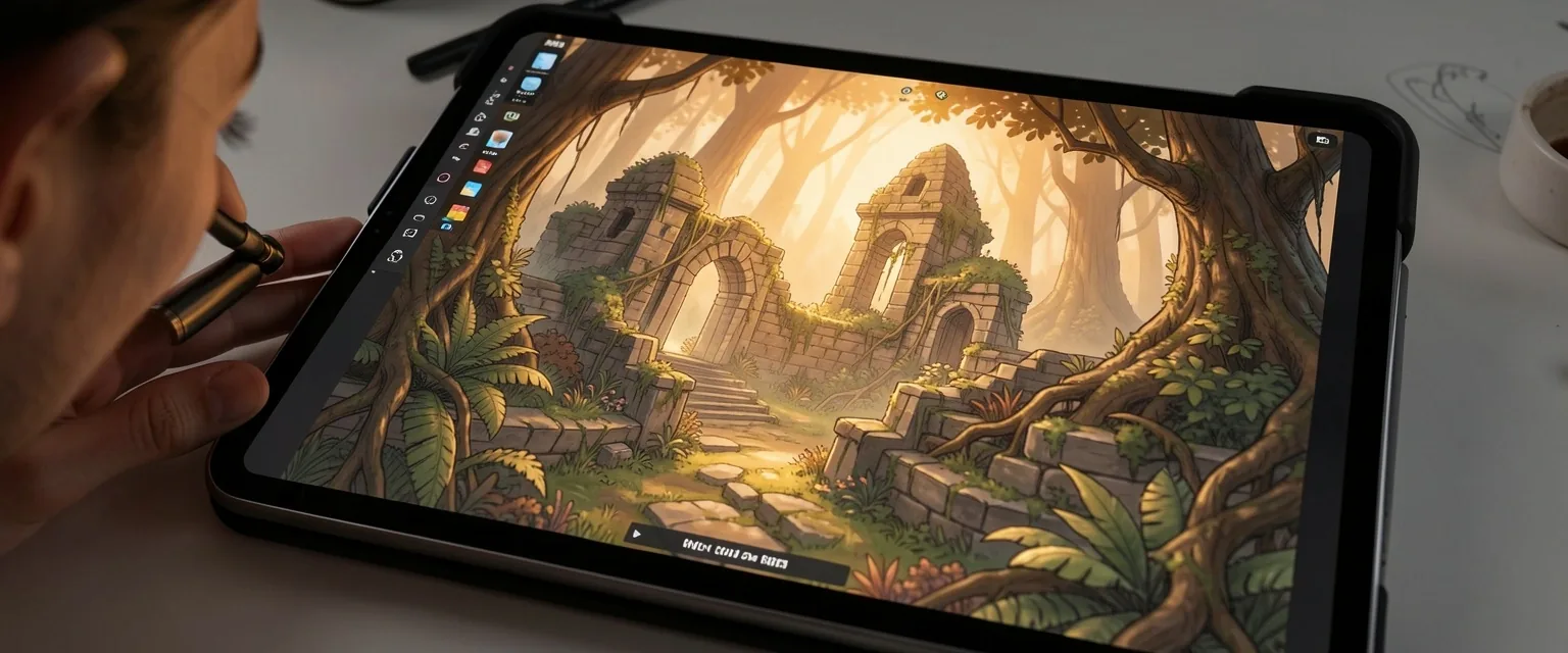 Initial environmental concept sketch
