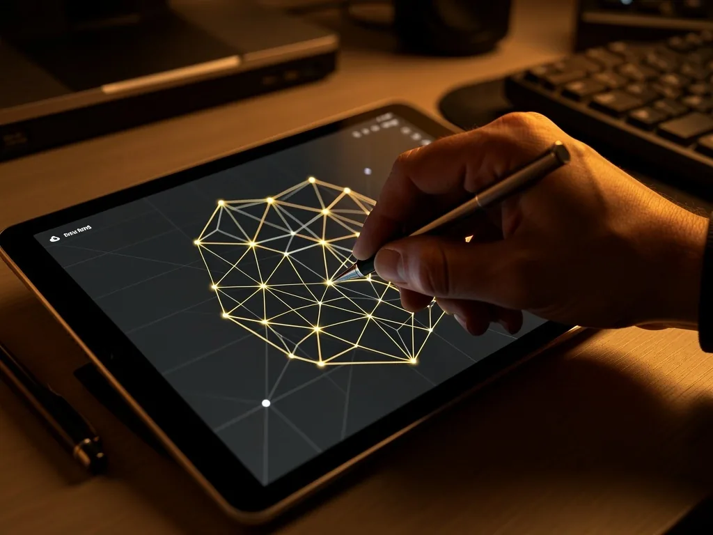Game engine wireframe visualization